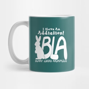 Bunny Lovers Anonymous Addiction 3 - Light on Dark Mug